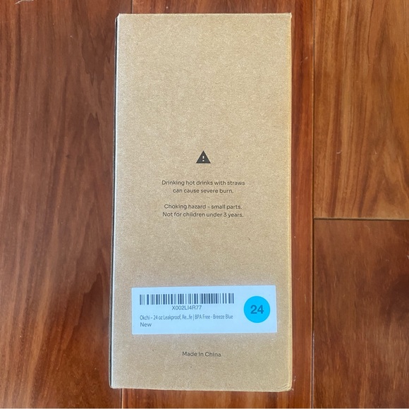 Unused, New, Dodoko Reusable Boba Cup, Blue, 710mL, 24 oz, straw/cleaner/bag - Picture 12 of 13